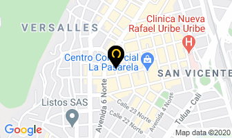 Mapa de Simtec Comunicaciones S.a en Cali