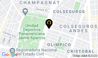 Mapa de Sinco Arquitectura en Cali