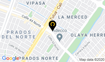 Mapa de Sinergia De Colombia en Cali