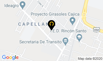 Mapa de Sinfiltro Publicidad en Cajicá