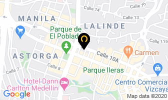 Mapa de Singular Design en Medellín