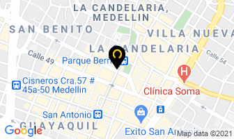 Mapa de Sintraommed en Medellín