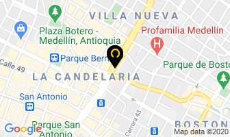Mapa de Sintratextil en Medellín
