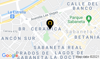 Mapa de Sintravidricol en Medellín