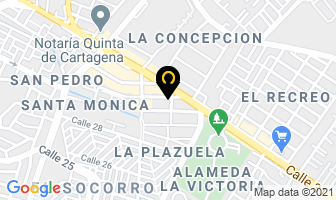 Mapa de Sinú Ventas Ltda. en Cartagena