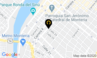 Mapa de Sinucarnes en Montería