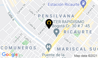 Mapa de Sion Soluciones en Bogotá D.C