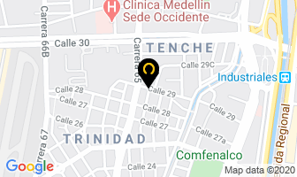 Mapa de Sispro S.a. en Medellín
