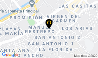 Mapa de S.m.a Mecanizados en Sabaneta
