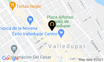 Mapa de Sociedad Inversiones Y Servicios Integrales en Valledupar