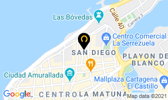Mapa de Sofitel en Cartagena