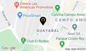 Mapa de Softmoda Sdt E.u. en Medellín