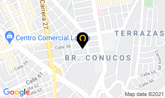 Mapa de Sol Empresarial en Bucaramanga