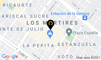 Mapa de Sol Naciente en Bogotá D.C