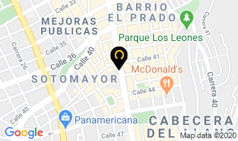 Mapa de Sol Y Gafas en Bucaramanga