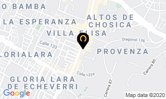 Mapa de Sol Y Luna en Bogotá D.C