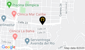 Mapa de Solano Gámez Armando E. en Santa Marta