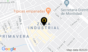 Mapa de Soldaduras Megriweld Ltda. en Bogotá D.C