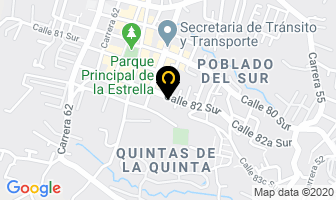 Mapa de Sólo Bronces en Medellín