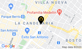 Mapa de Solo Chanclas en Medellín