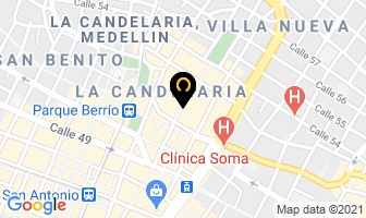 Mapa de Solo Coctel's en Medellín