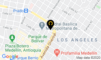 Mapa de Solo Hombres en Medellín