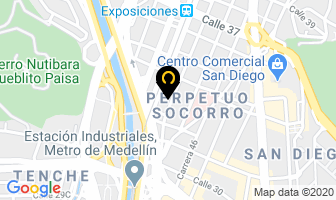 Mapa de Solo Servicios en Medellín