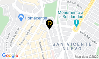 Mapa de Soluciones Academicas Many Colombia en Cali