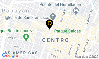 Mapa de Soluciones Administrativas Documentales De Colombia en Popayán