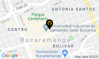Mapa de Soluciones Geomaticas Ltda en Bucaramanga