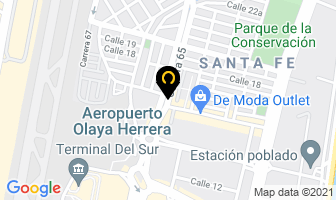 Mapa de Soluciones Inmobiliarias Soluin en Medellín