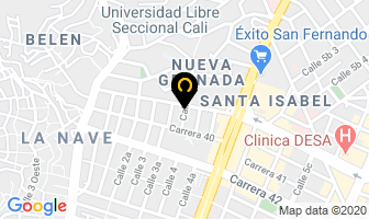 Mapa de Soluciones Ortopedicas Sajar en Cali