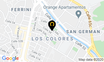 Mapa de Soluciones Tecnológicas Empresariales Ltda. en Medellín