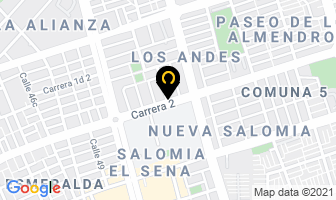 Mapa de Sony Sena en Cali