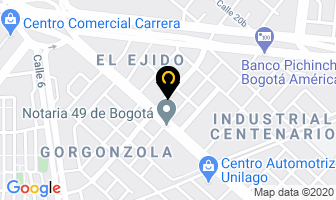 Mapa de Soplados E Inyecciones De Colombia Ltda. en Bogotá D.C
