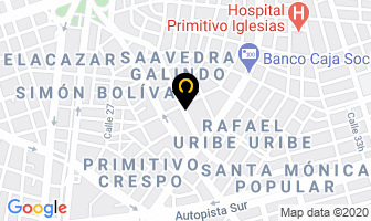 Mapa de Soporte Médico Ltda. en Cali