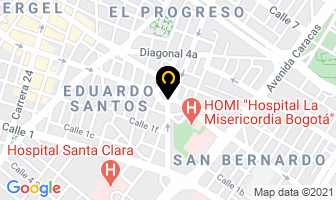 Mapa de Soportes Santa Isabel en Bogotá D.C