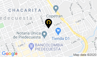 Mapa de Soret en Piedecuesta