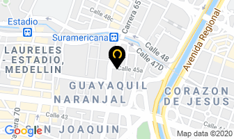 Mapa de Sotomotriz Ltda. en Medellín