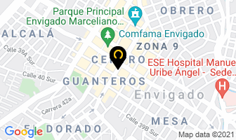 Mapa de Spa Auto en Medellín