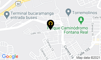 Mapa de Spa Gemerli en Bucaramanga