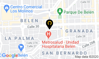 Mapa de Spa Uñas Sanas en Medellín