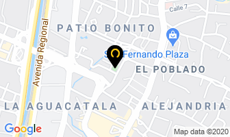 Mapa de Spautos Los Profesionales en Medellín