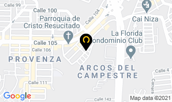 Mapa de Sposa Bella en Bucaramanga