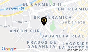 Mapa de Spot Diseño Comercial en Medellín