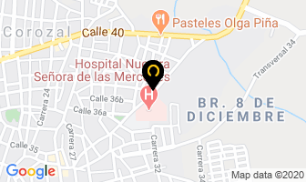 Mapa de Springfield´s Pizza - Comidas Rapidas en Corozal
