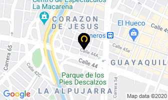 Mapa de Standar Pluss en Medellín