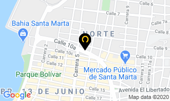 Mapa de Star Pinturas en Santa Marta