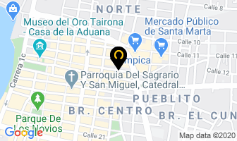Mapa de S.t.e. Nelson Remolina en Santa Marta