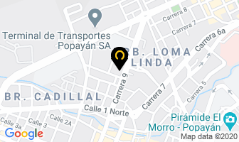 Mapa de Store Bike en Popayán